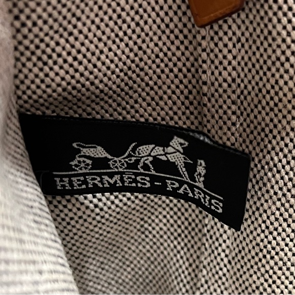 Hermès Authentic Paris Fourre Tout MM Gray Canvas Tote Hand Bag! - Picture 12 of 15
